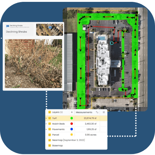 Benefits of using Site-Recon app for landscape property maintenance, showcasing enhanced workflow and communication