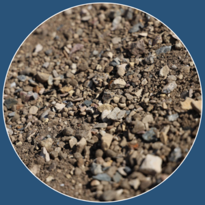 A gravel used for landscaping, driveways, and drainage solutions.